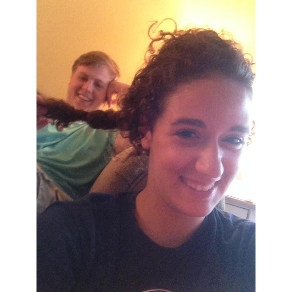 Chance's attempt at a braid