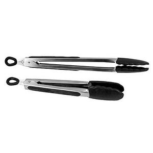 Oneida Locking Tongs With Silicone Heads (Set of 2)