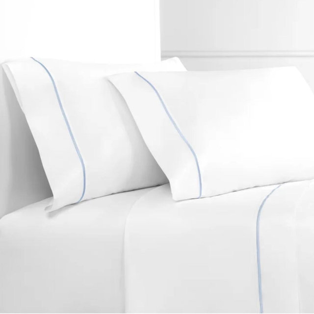 Benin 300 Thread Count 100% Cotton Percale Sheet Set