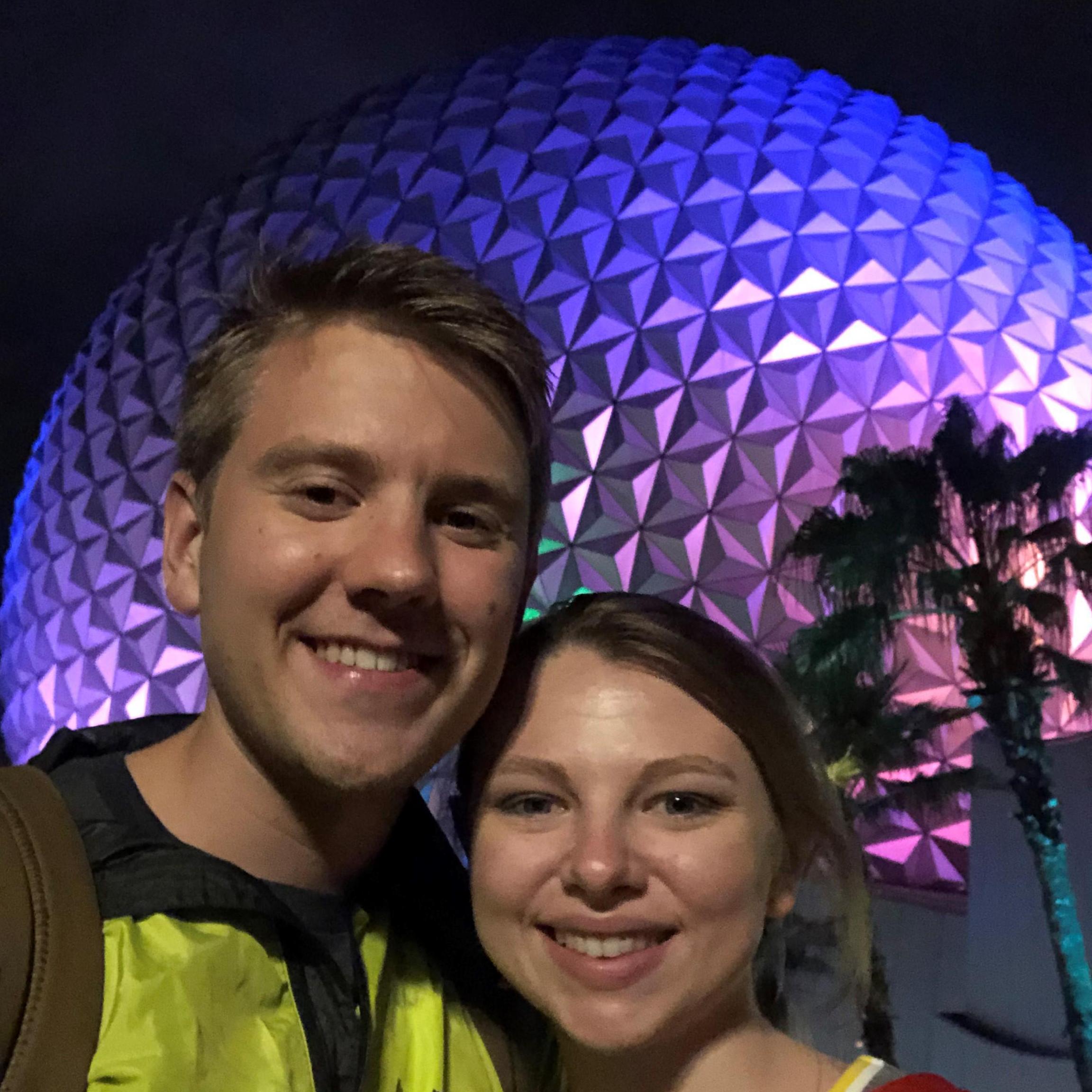 Rainy evening at Epcot