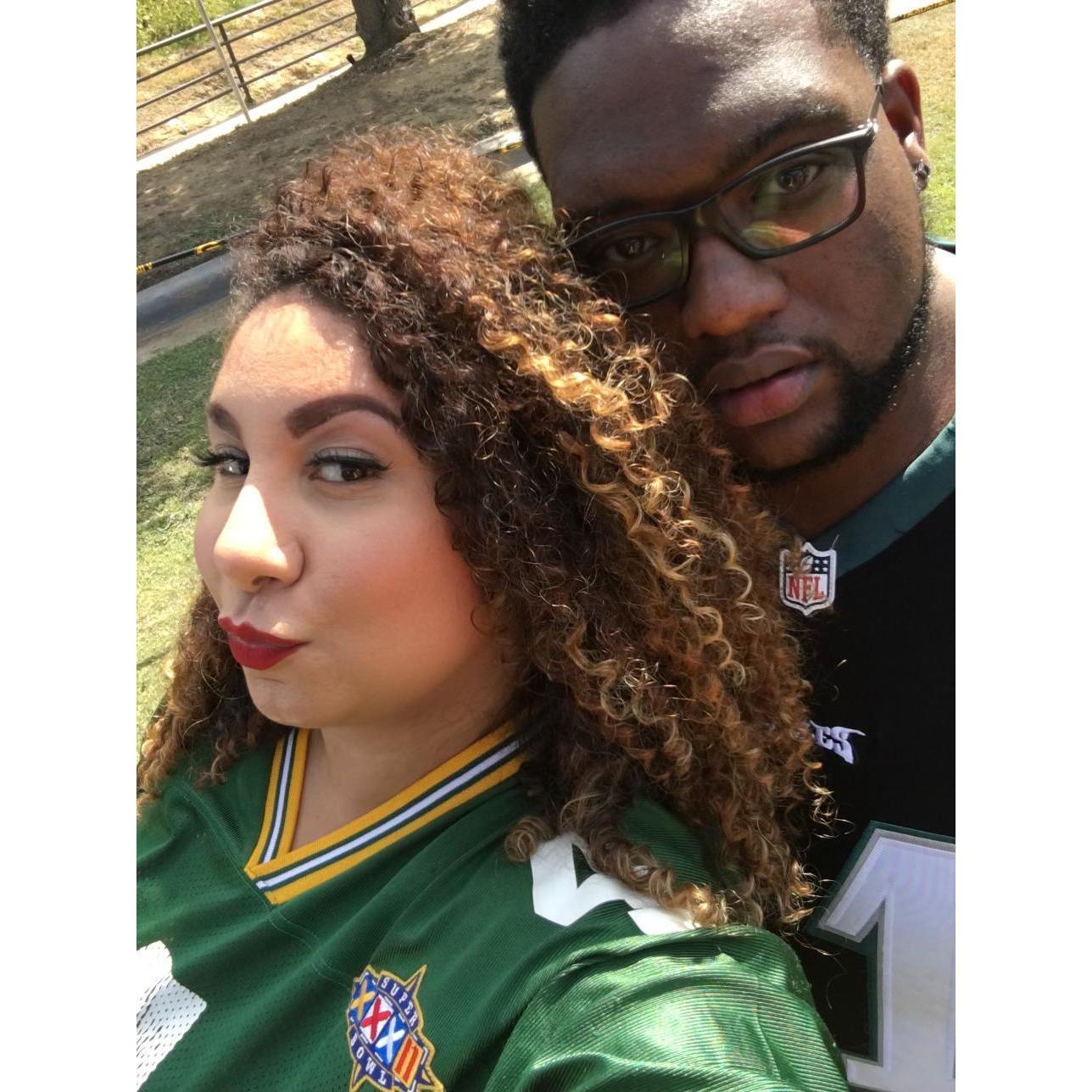 Packers at Cowboys game