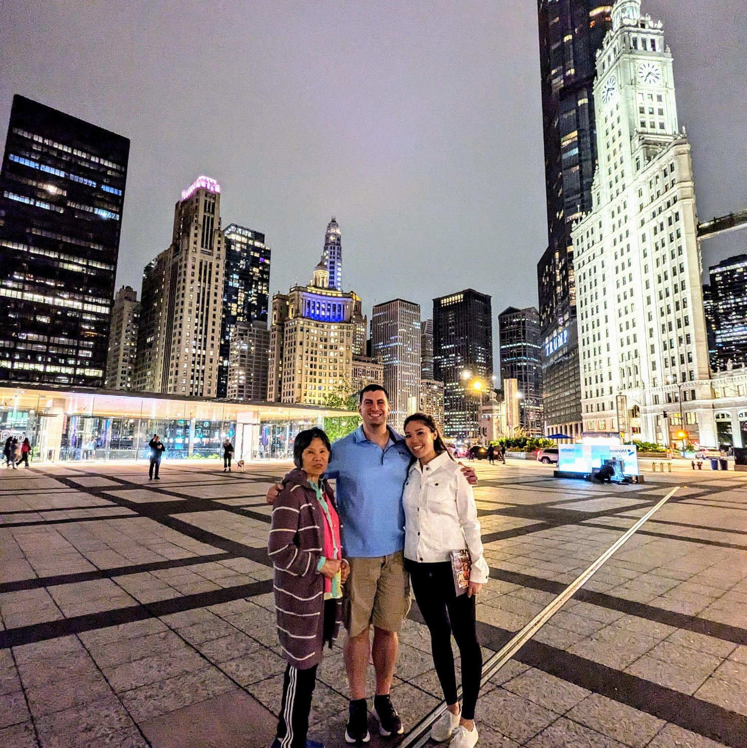 Dory's family's first time in Chicago for her birthday!
Photo taken by Mary!