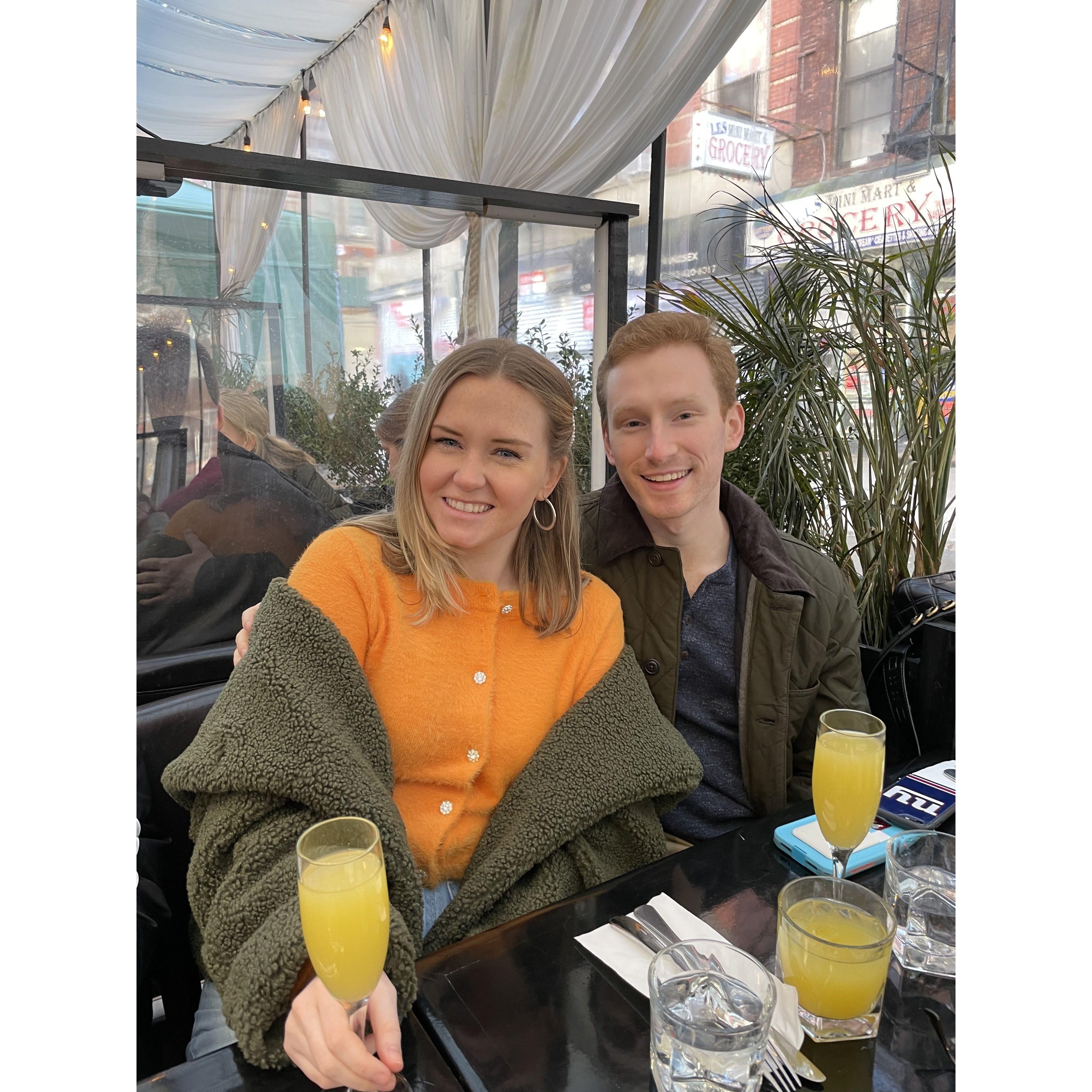 Brunch out in NYC!