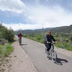 Biking to Woody Creek Tavern