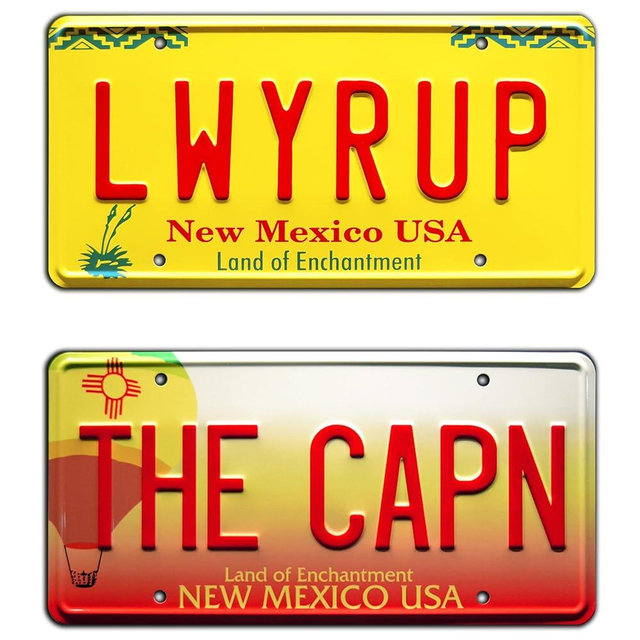Breaking Bad | LWYRUP + The CAPN | Metal Stamped License Plates