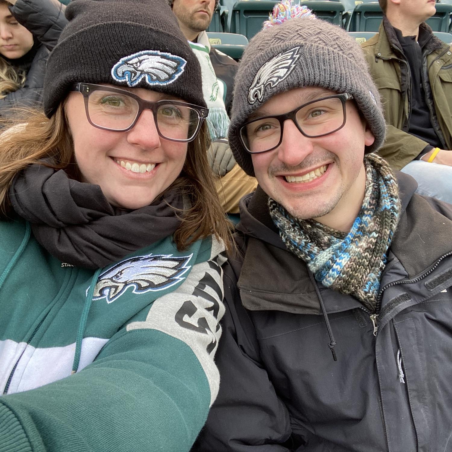 Eagles game in Philly- Go Birds