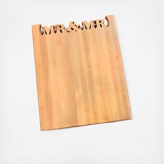 Mr & Mr Cutting Board