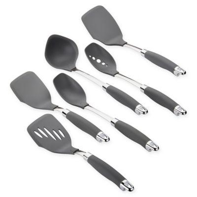 Anolon® SureGrip™ 6-Piece Nylon Nonstick Utensil Set in Grey