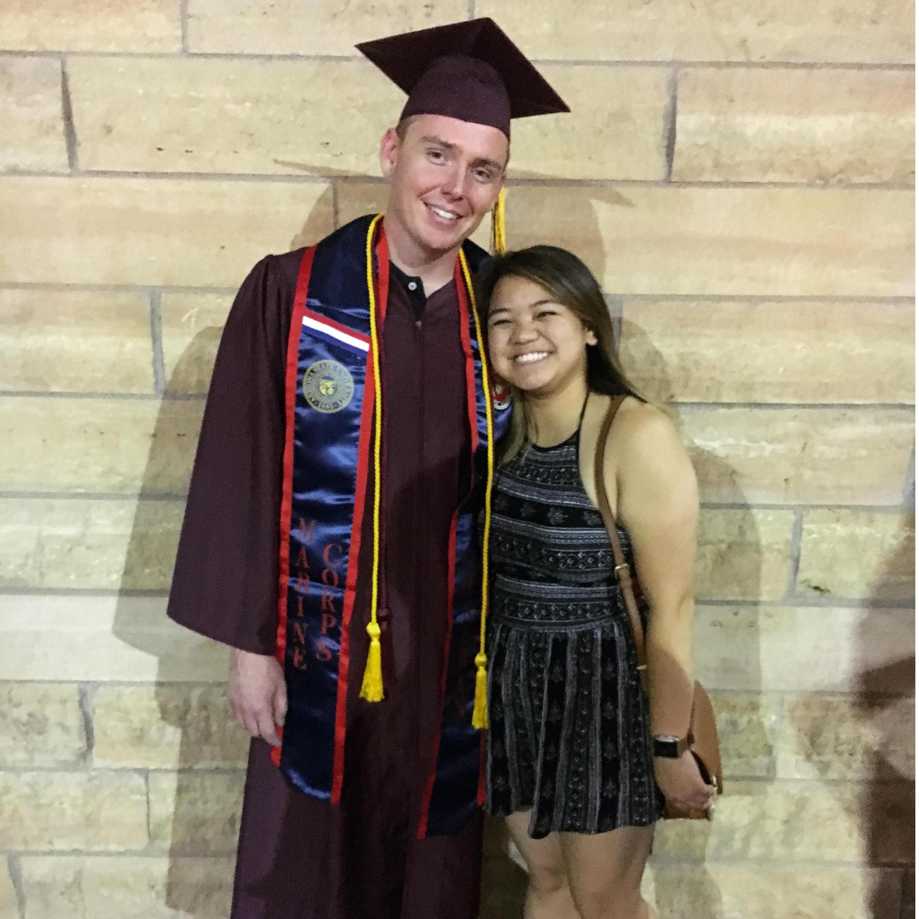 Graduation 2 of 4 together! Max's Bachelor's