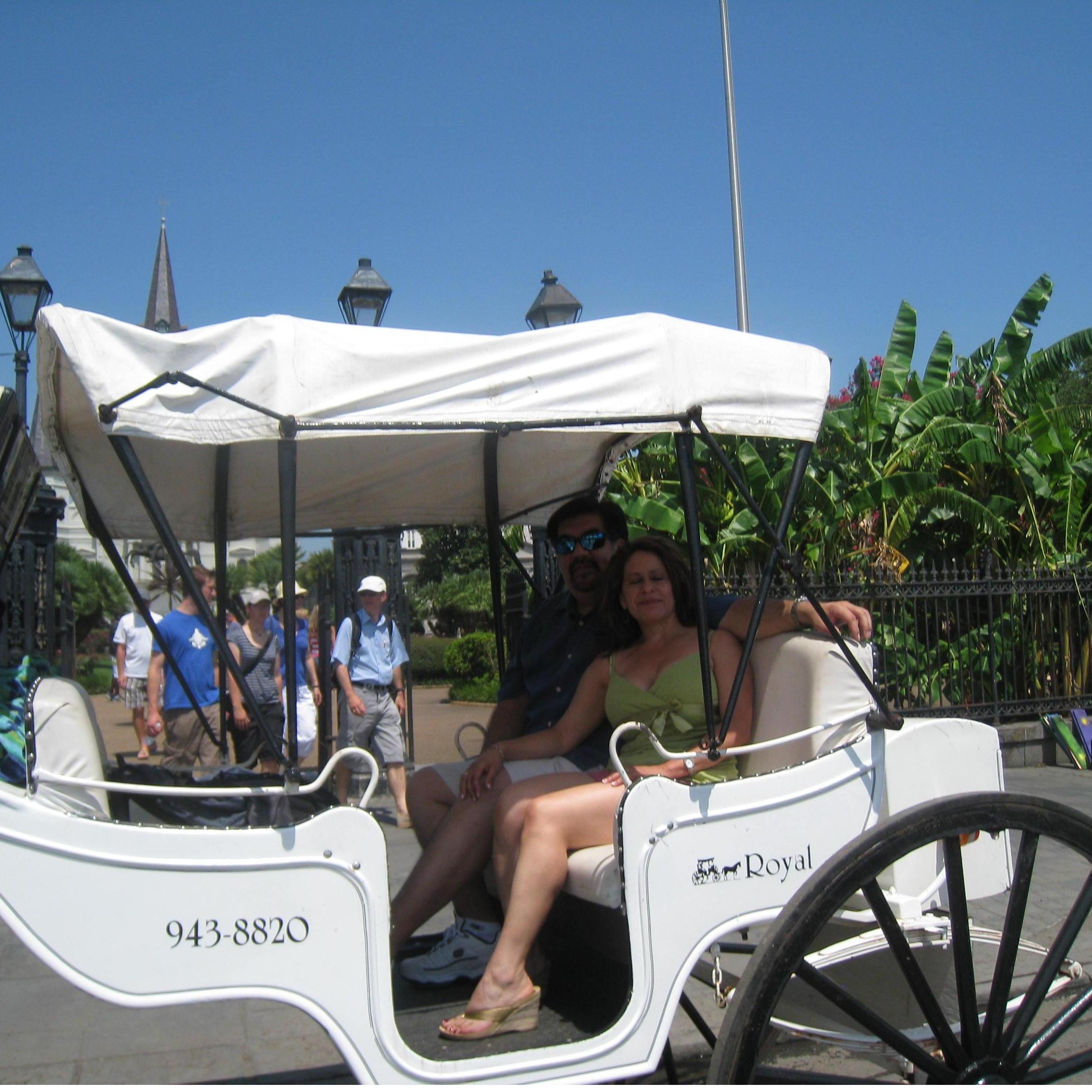 A carriage ride in the Bayou 2011