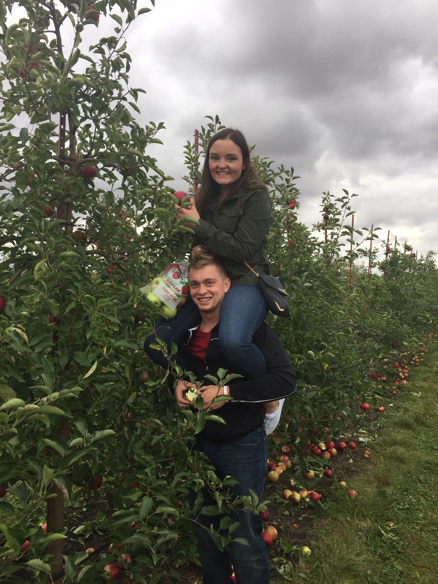 Our first of many trips to Jonamac orchard, and the start of a yearly apple picking tradition.