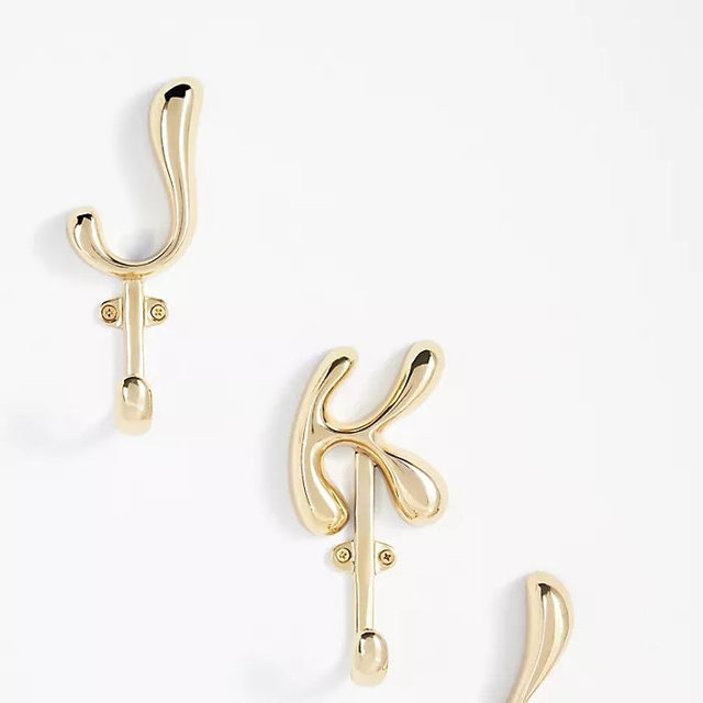 Bubble Letter Monogram Hook