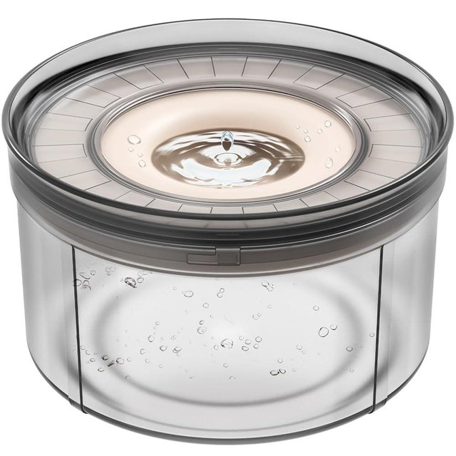 Techphardo 1Gallon No Spill Dog Water Bowl-3.8L Large Capacity, BPA-Free, Anti-Splash & Anti-Digging Design with Non-Slip Base, for Messy Drinkers