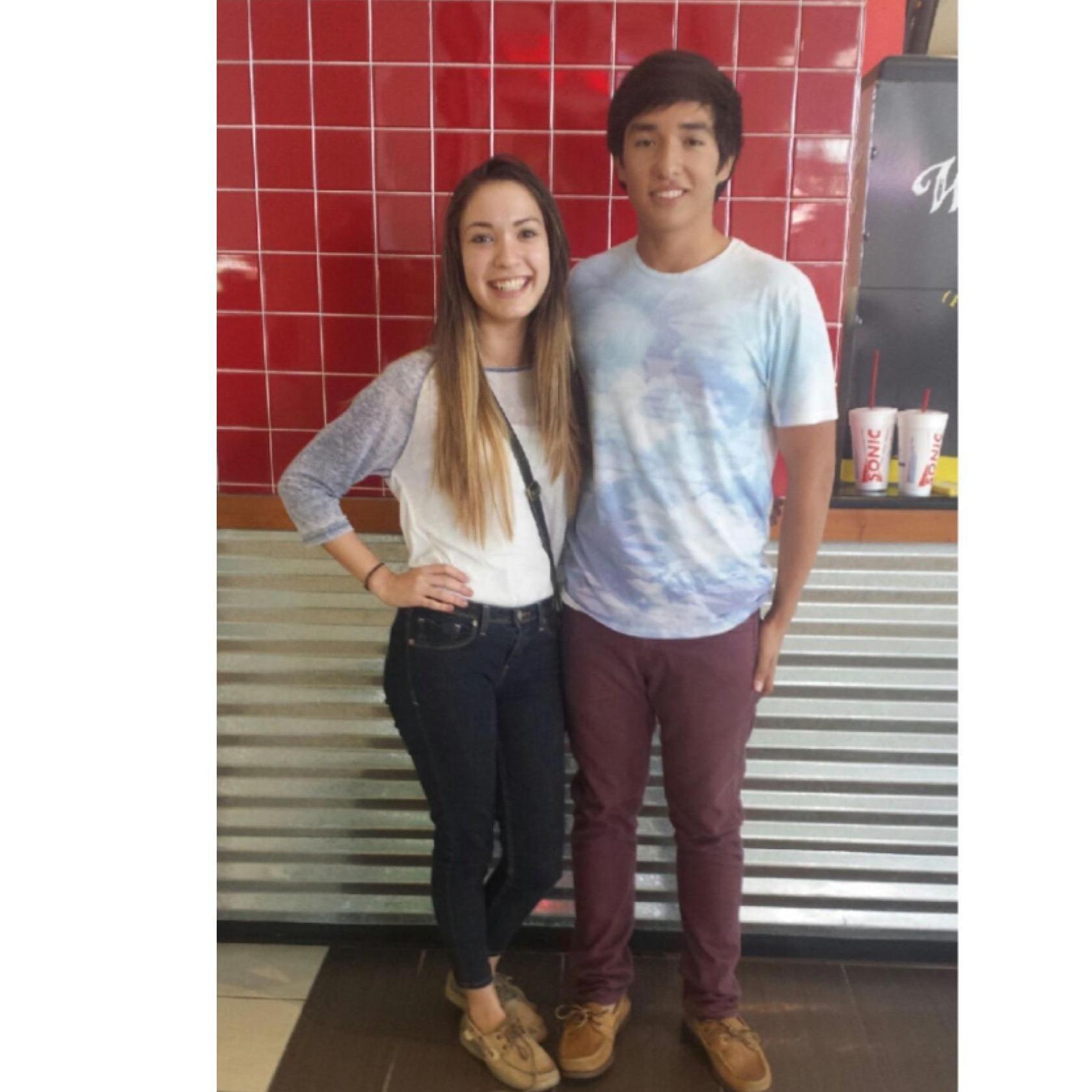 Our first date!