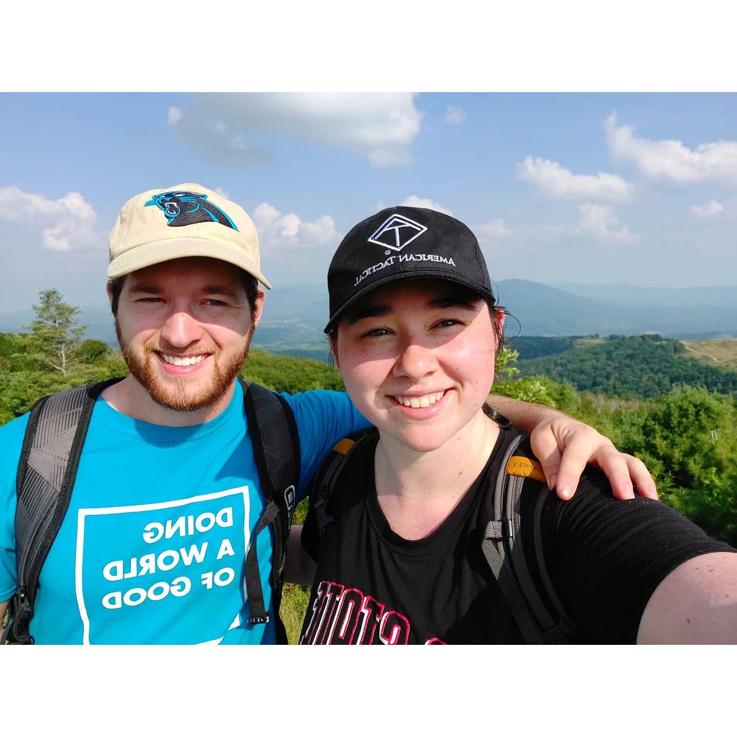 Our first big hike together! Ended up going over 10 miles! 7/21