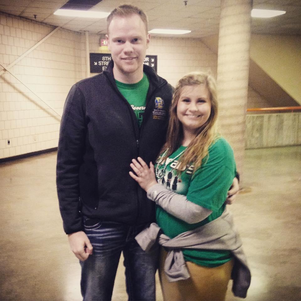 We were in Rapid City, when he gave me my promise ring.
