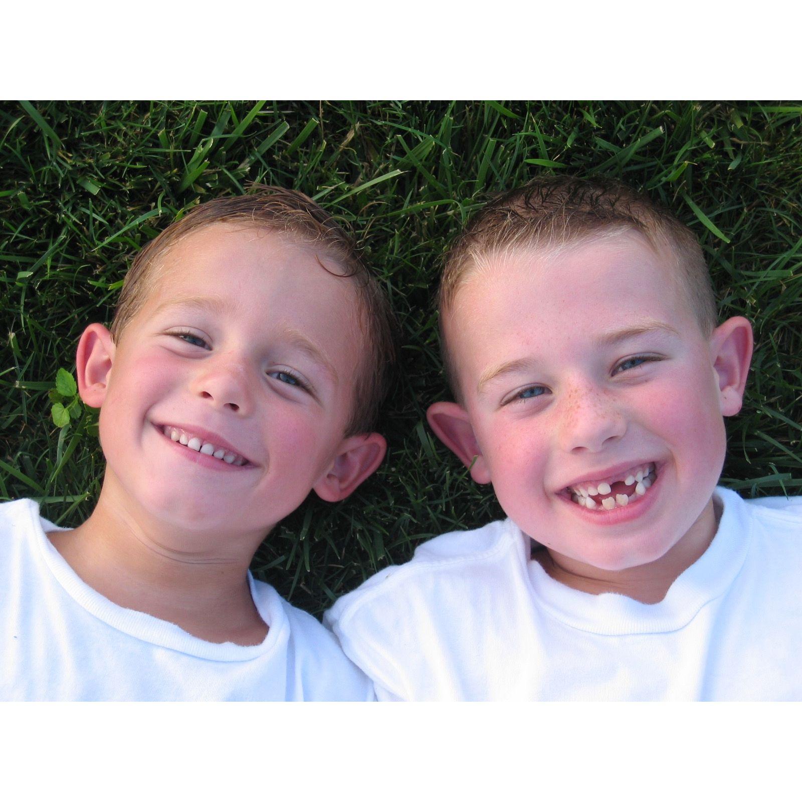 Zack and his brother.