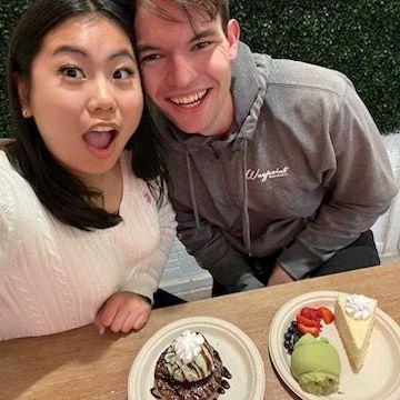 Dessert after ice skating!