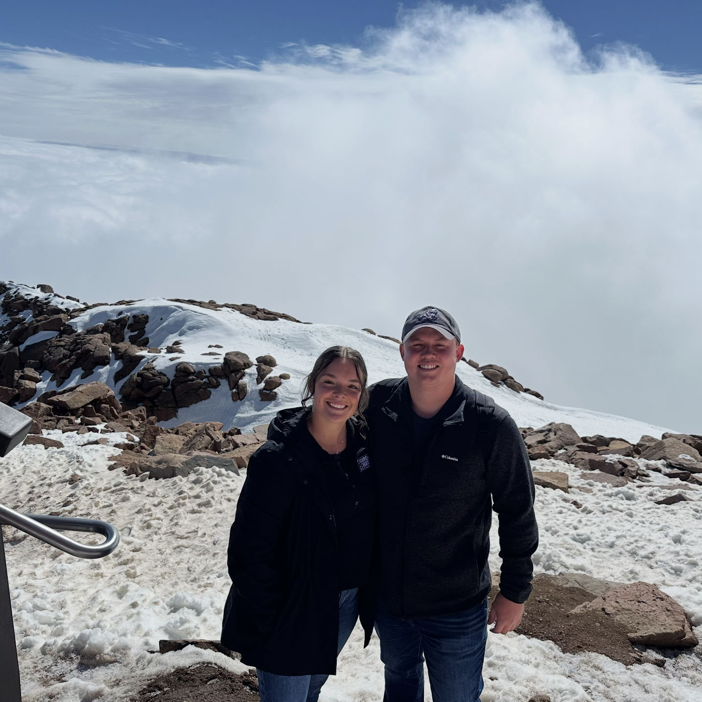 The top of Pikes Peak!