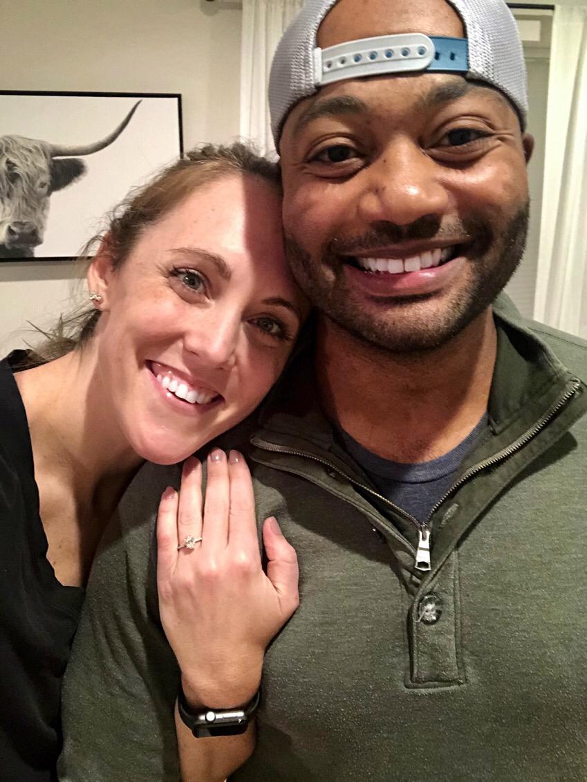 October 16, 2020 - Marcus proposed at home.