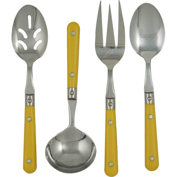 Le Prix 4 Piece Hostess / Serving Set, COLOR: Mimosa