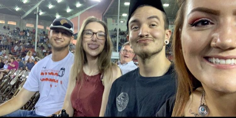 First time we met - we were at a Cody Johnson concert at the greeley stampede & Emily brought a date😂 (July 2019)