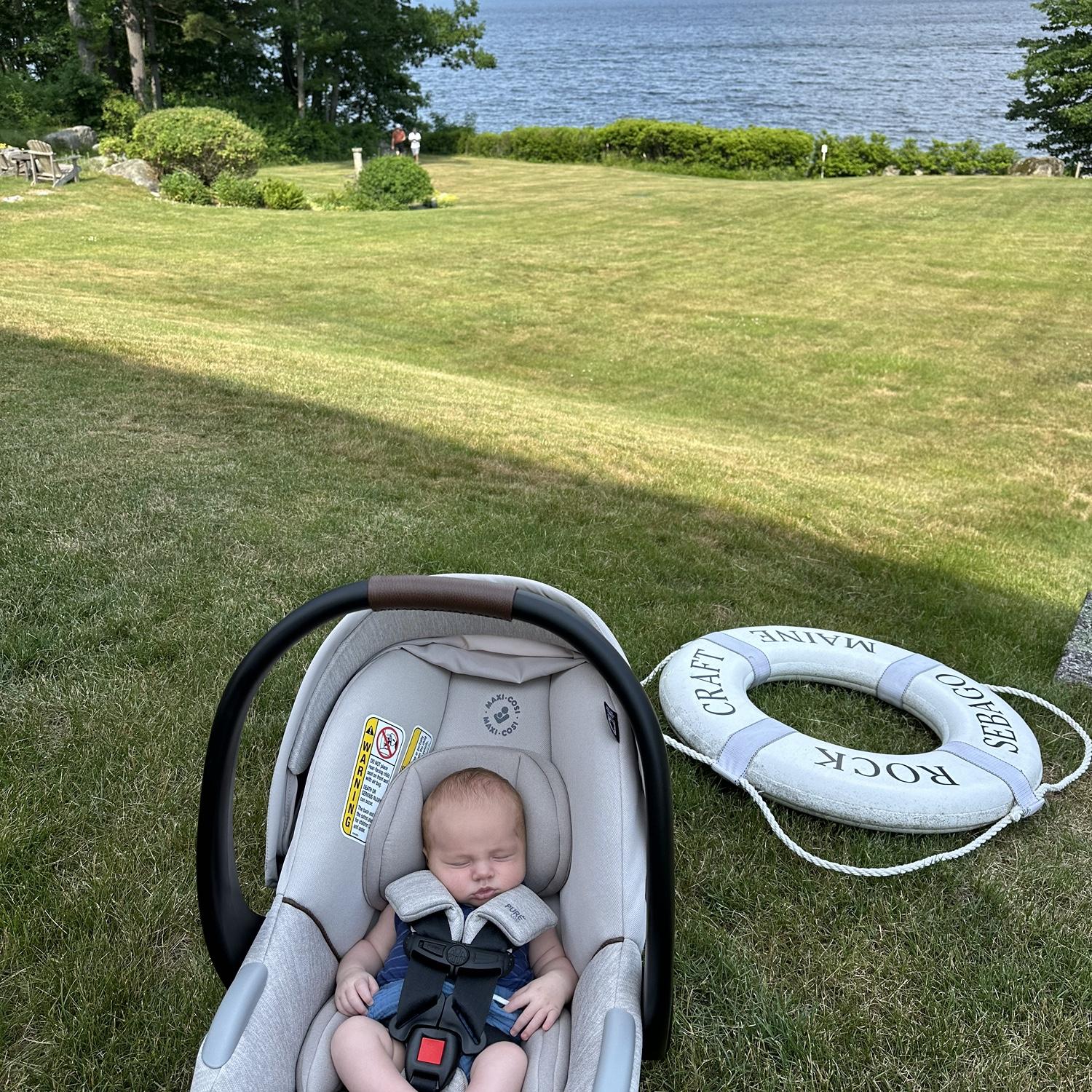 Ellis got to see where mom and dad are getting married!