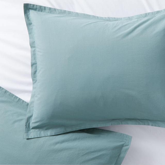 Brushed Cotton Ocean King Shams, Set of 2