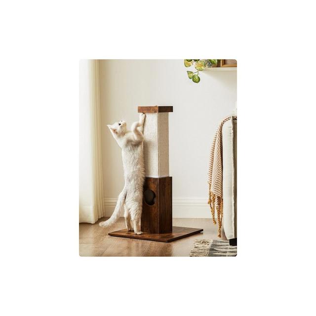 Feandrea 28.7" Cat Scratching Post Cat Scratcher for Indoor Cats Furniture Scratching