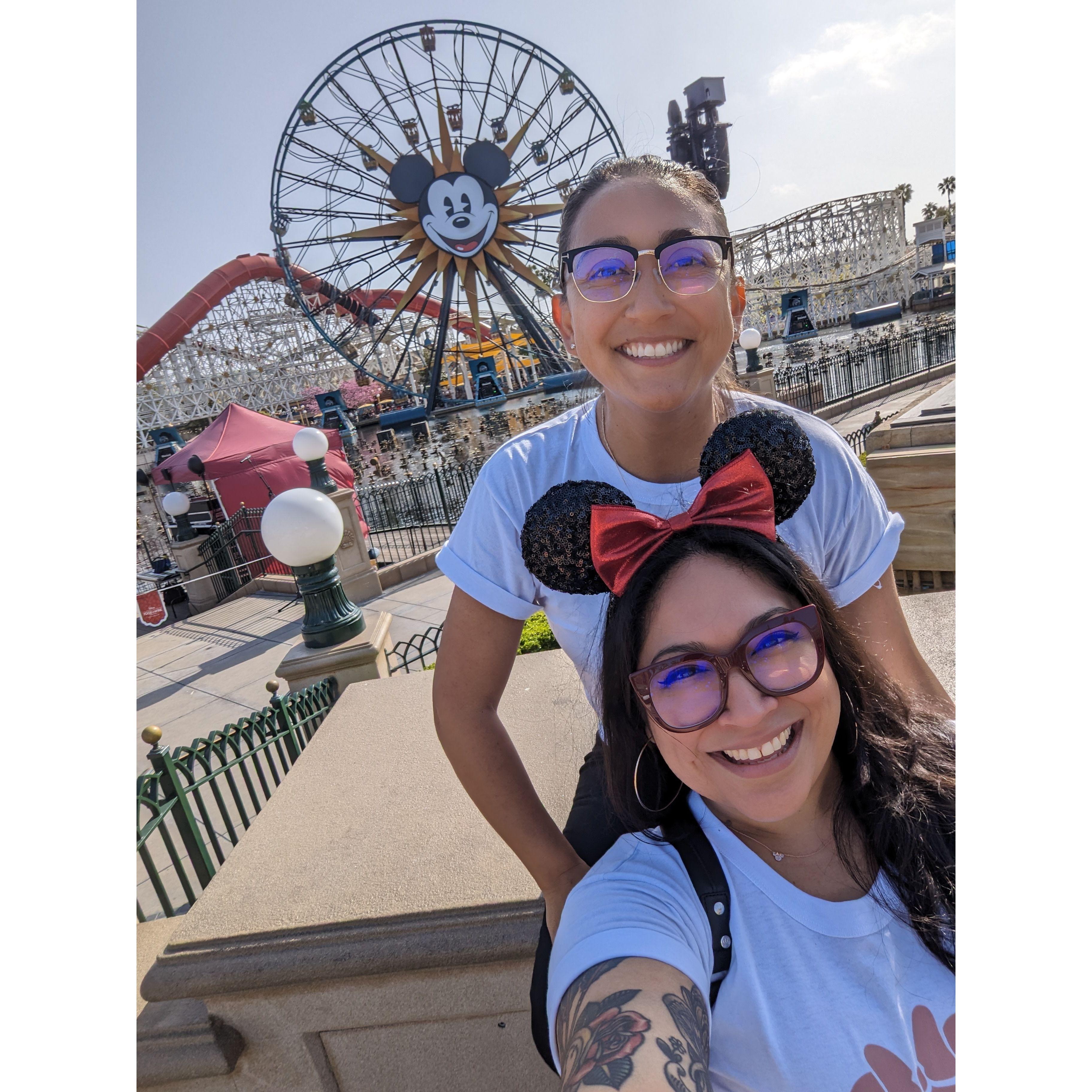 Our first solo Disney trip to celebrate Tati's getting her dream job!