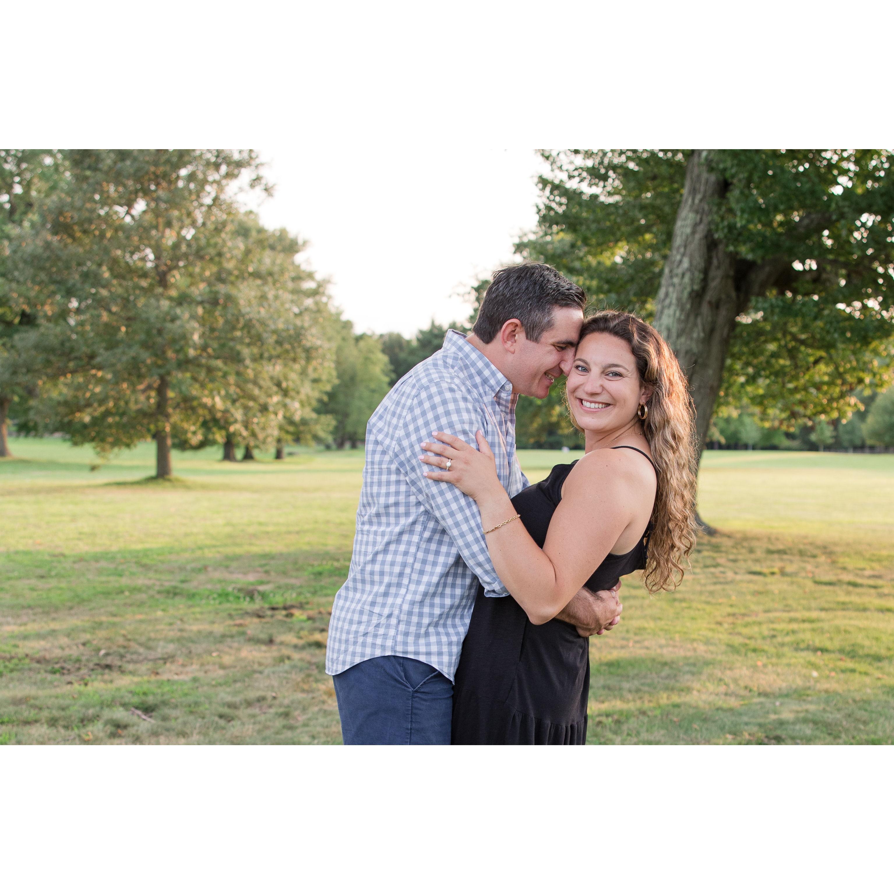 Proposal in Waveny Park, July 2024