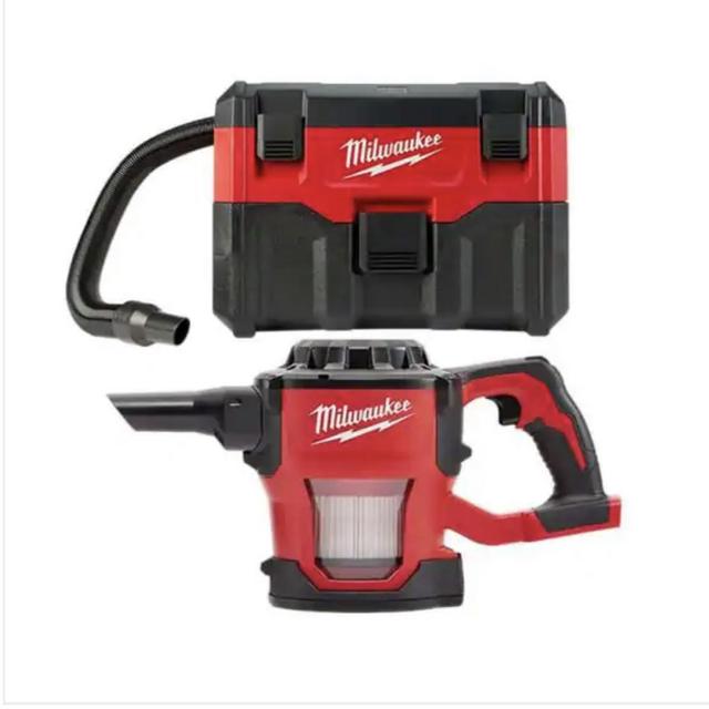 M18 18-Volt 2 Gal. Lithium-Ion Cordless Wet/Dry Vacuum with M18 Compact Vacuum (2-Tool)