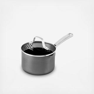 Classic Hard Anodized Non-Stick Sauce Pan with Cover, 3.5 qt..