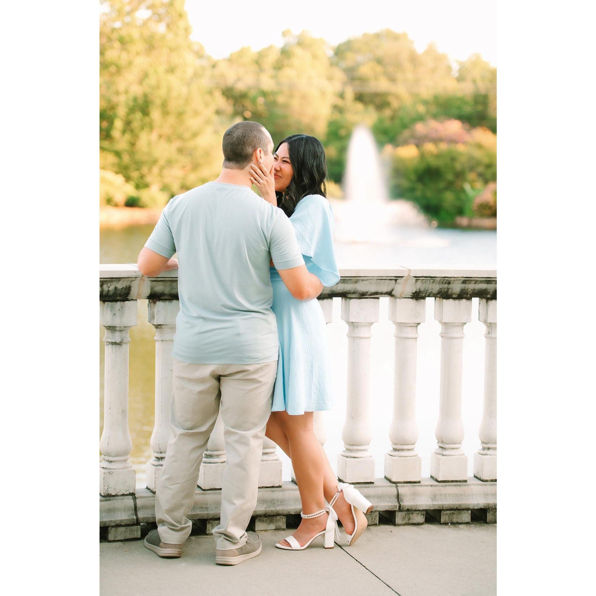 Engagement photo taken by Hannah Draughan.