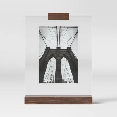 4&#34; x 6&#34; Floating Washed Wood Frame Black - Project 62&#8482;