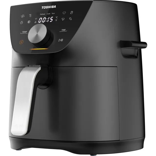 Toshiba 5.5QT Air Fryer with Heat-Q Technology, Black
