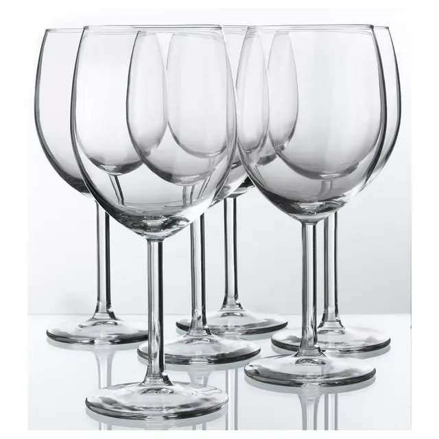 SVALKA Wine glass, clear 10 oz 6 pack