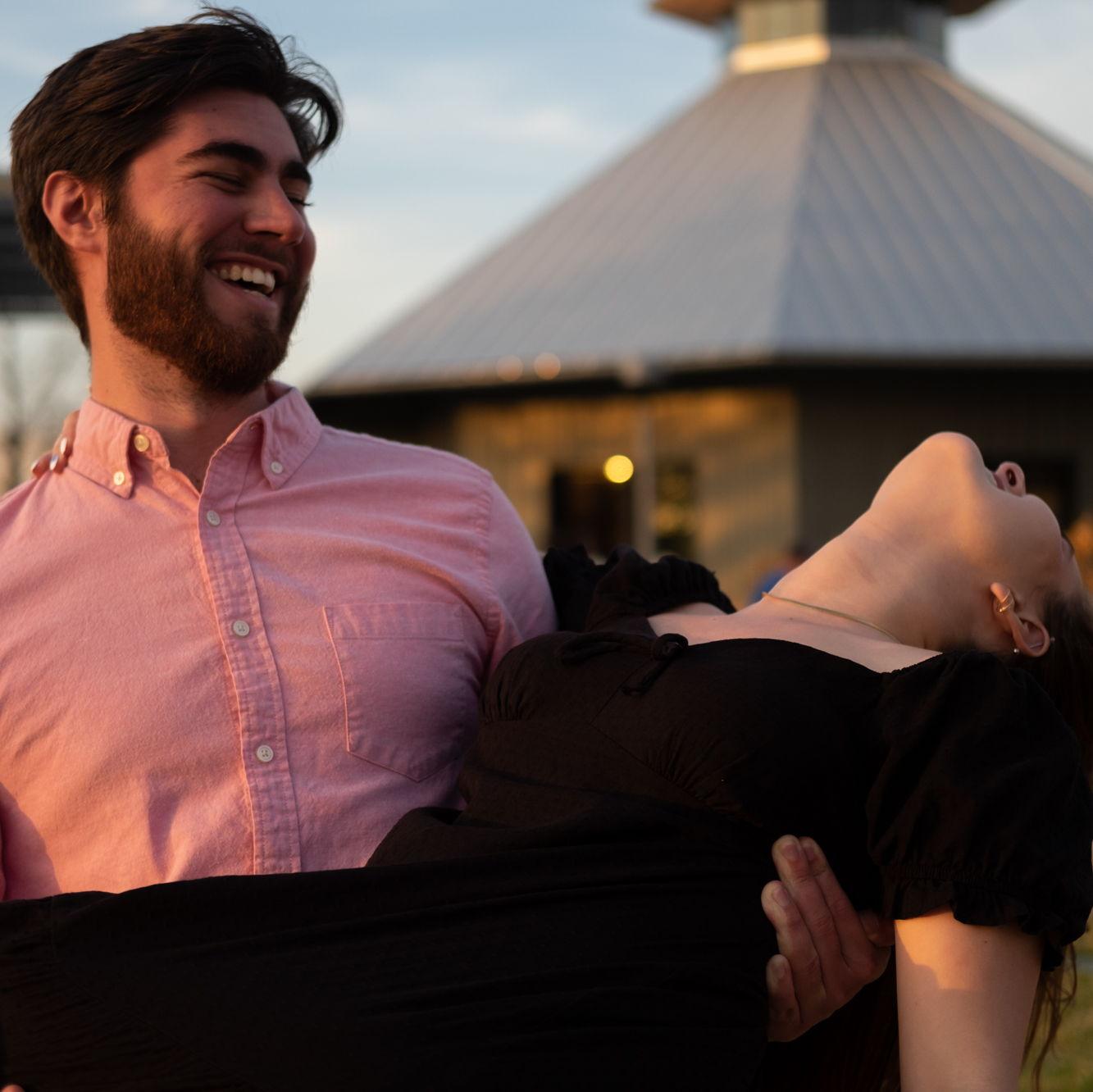 March 13th, 2021: Shelby took graduation photographs for us and we goofed around.