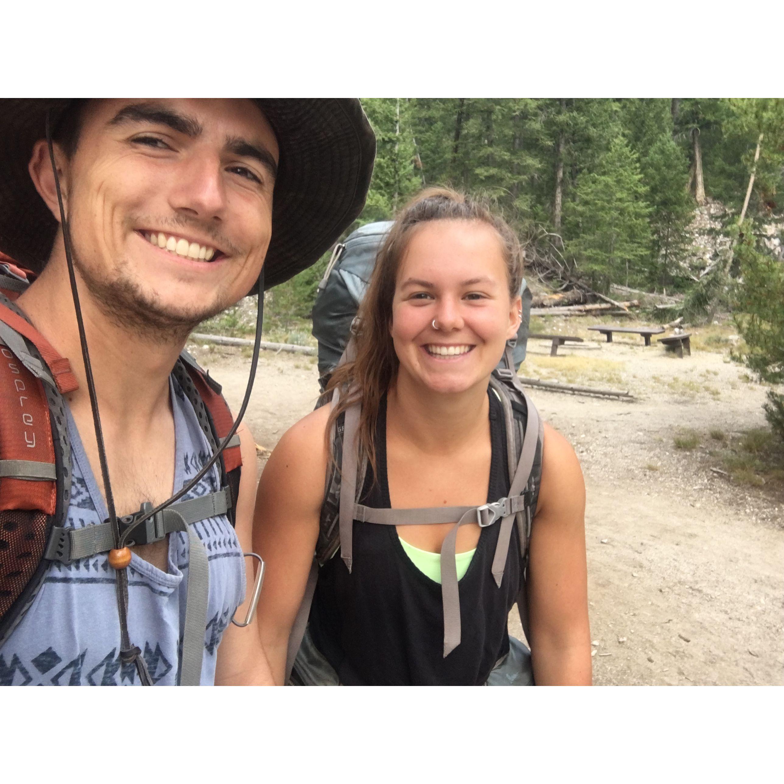 Jake's first backpacking trip :)