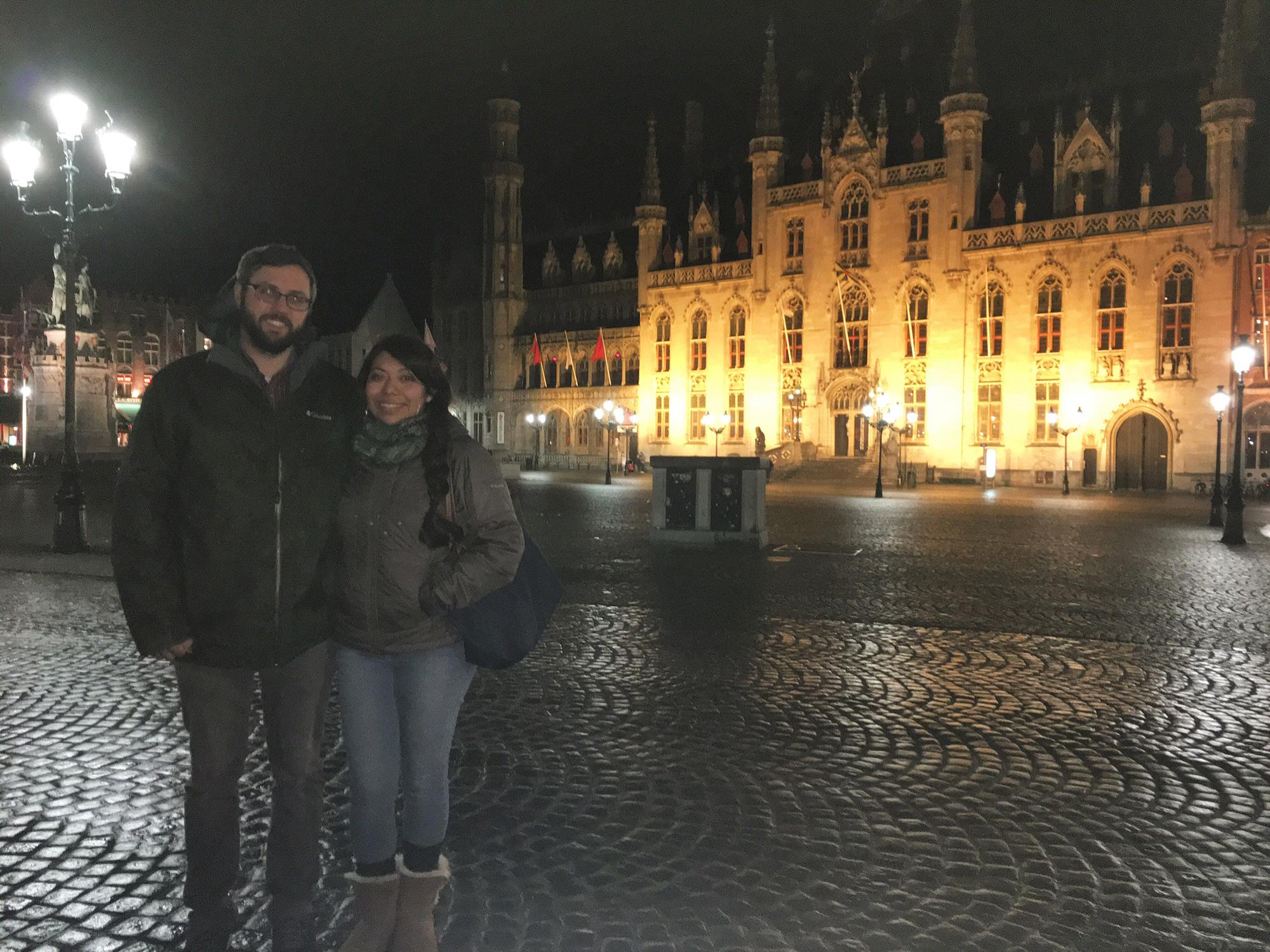 Our first international train ride to Brugge, Belgium.