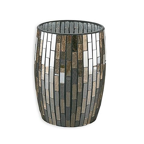 Alemain Wastebasket in Bronze