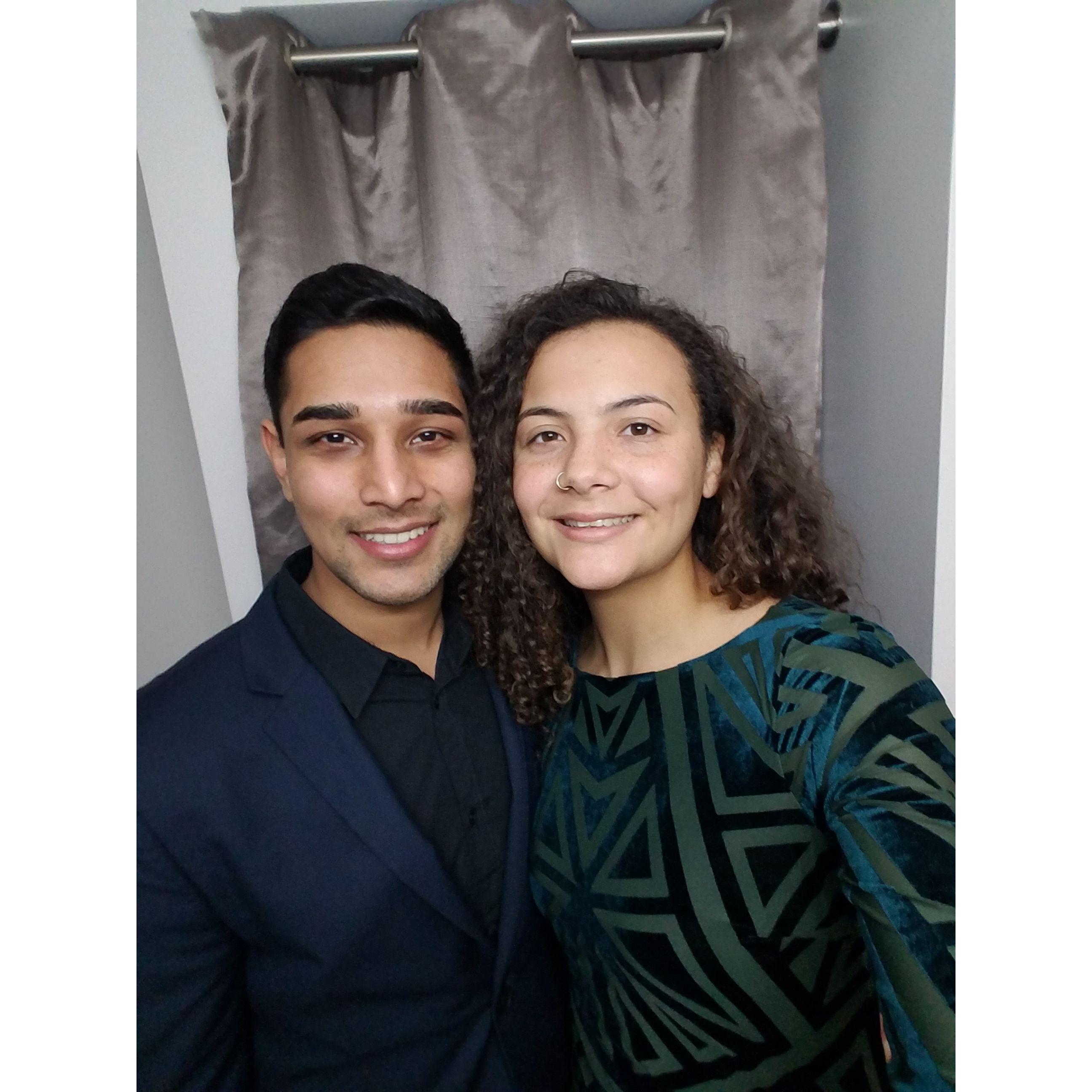 December 2018: Burhan's first Work Holiday Party!