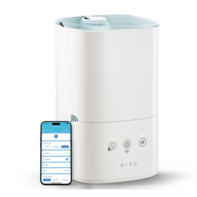 Miko Cool Mist Humidifier with App Control Breeze +