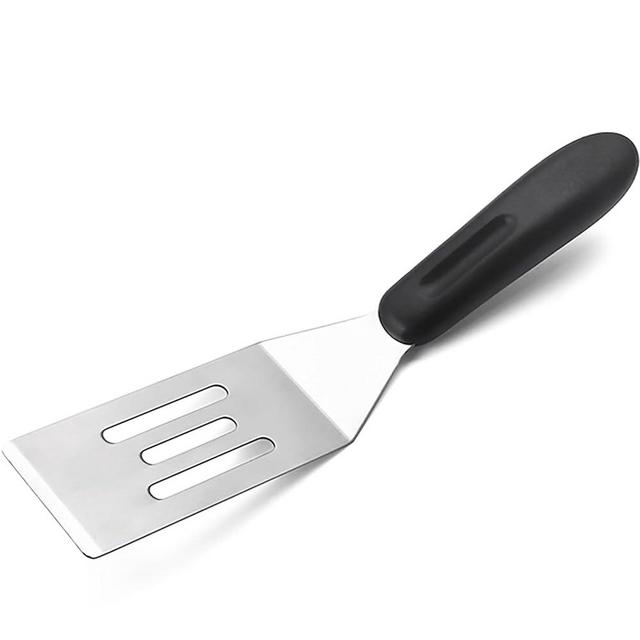 Small Metal Spatula,Mini Spatula for Flipping, Cooking and Baking,Stainless Steel Spatula with Non-Slip Handle for kitchen Use【Kunovo】