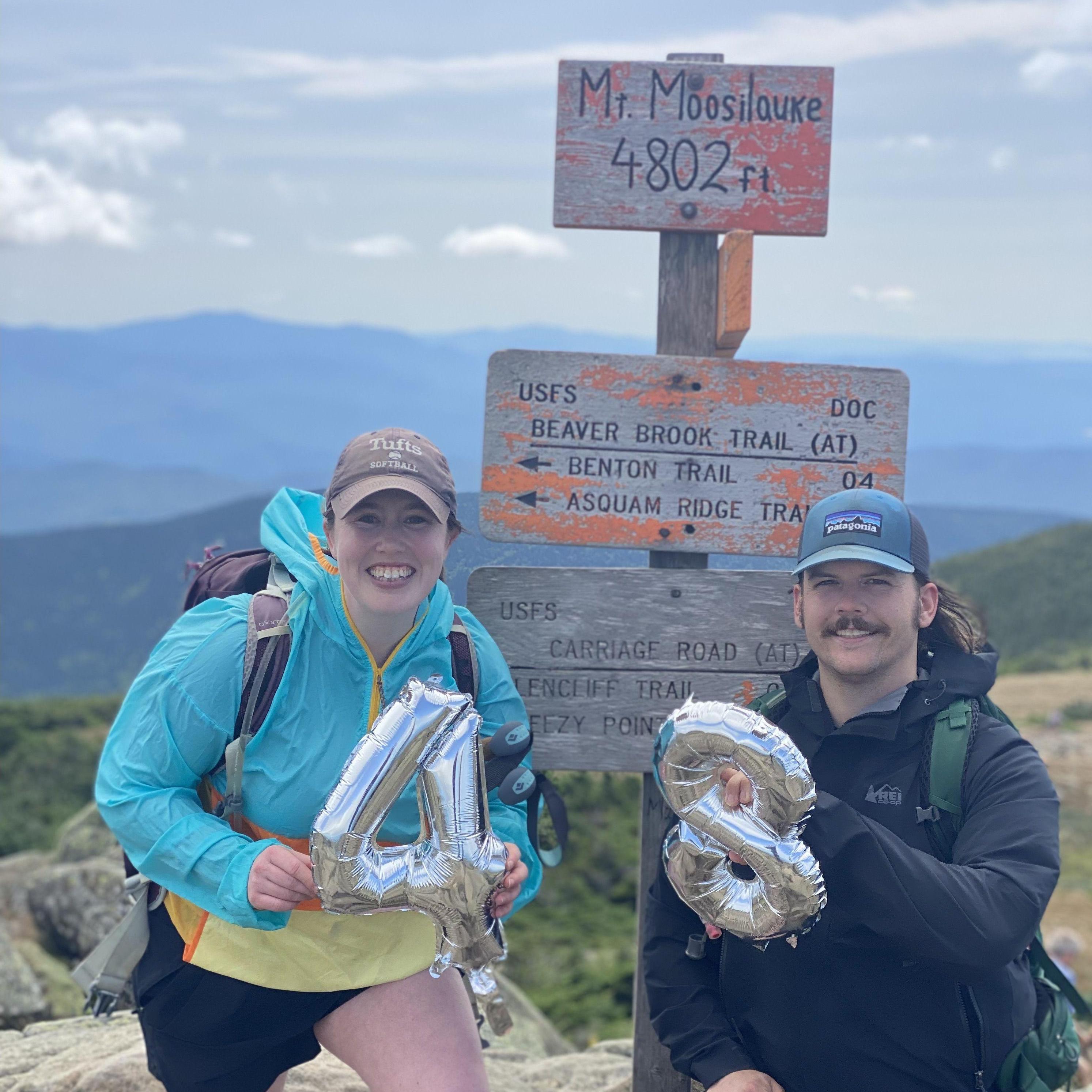 Completing the NH 48 4000 footers on Mount Moosilauke 