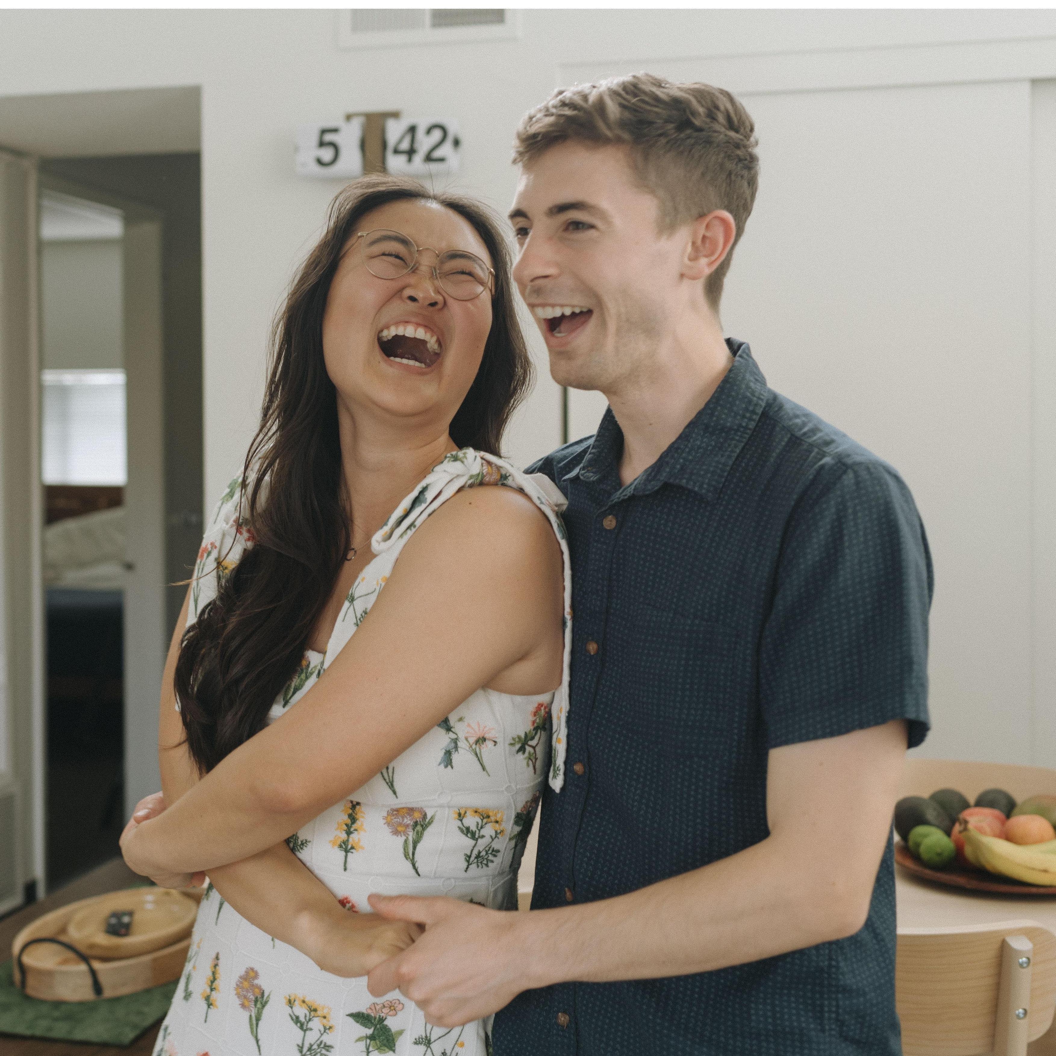 Engagement photos: our apartment