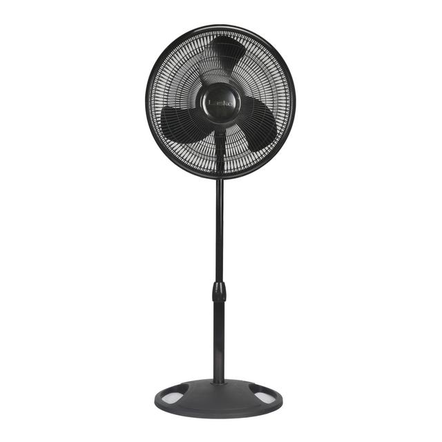 Lasko 16" Oscillating Pedestal Stand 3-Speed Fan, Model S16500, Black