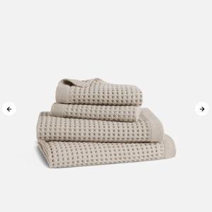Dreamweave Waffle Bath Towel Bundle - Pebble