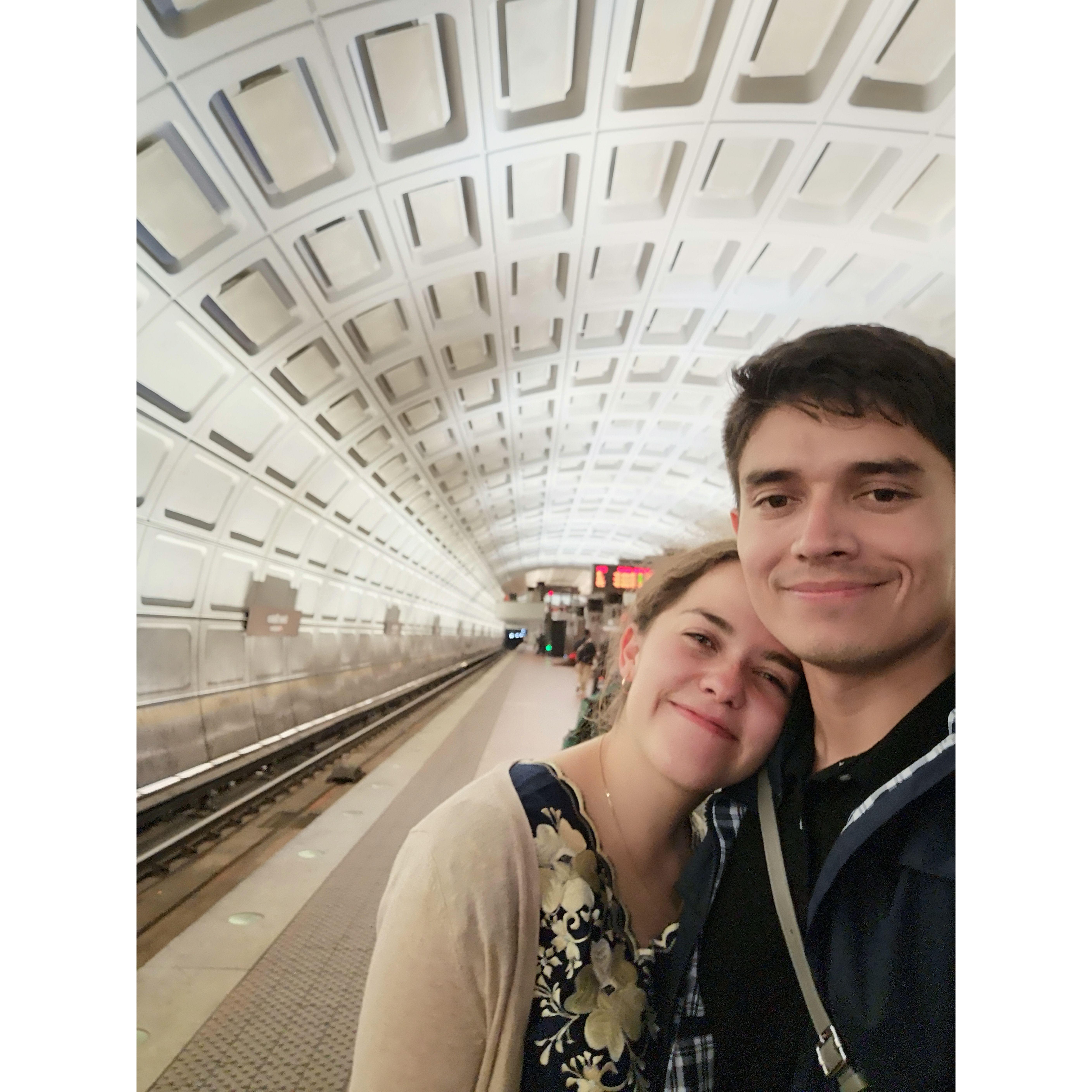 En el metro de Washington DC
