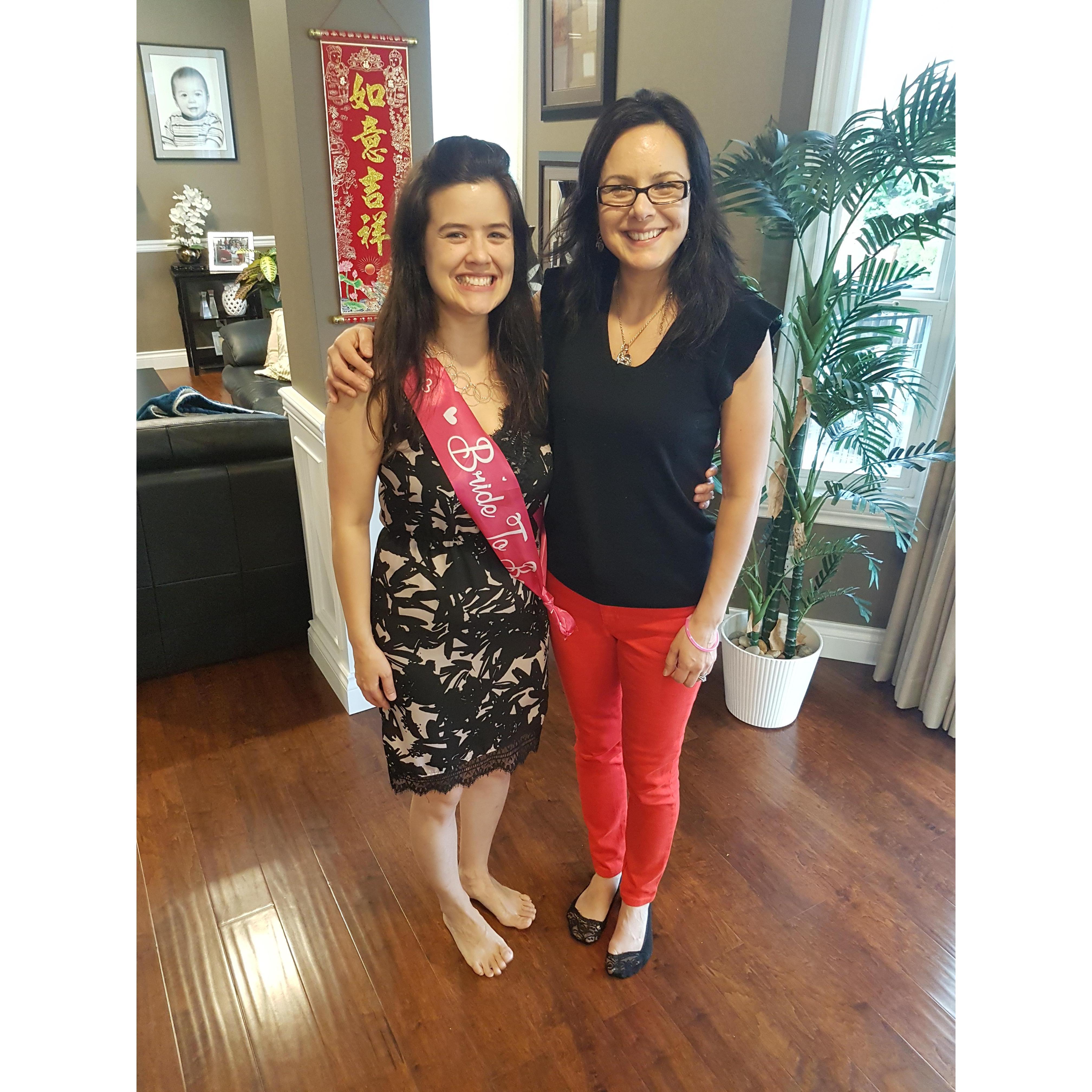 The host of my party and lovely Maid of Honor